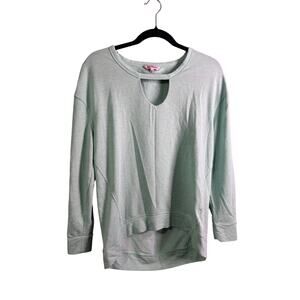 Juicy Couture Mint Green Cut Out Crewneck
